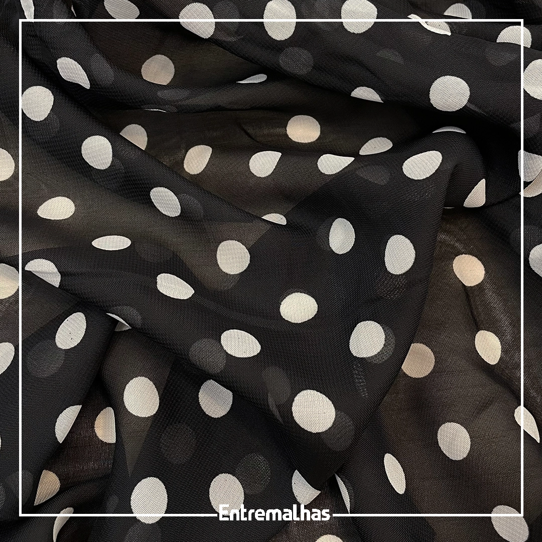 Tecido Crepe Chiffon Estampado Ref.:722201