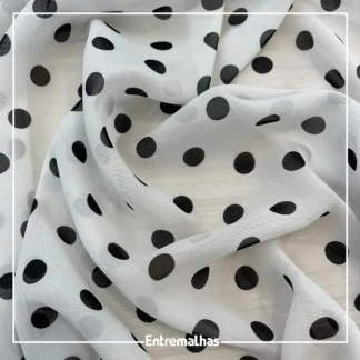 Tecido Crepe Chiffon Estampado Ref.:722201