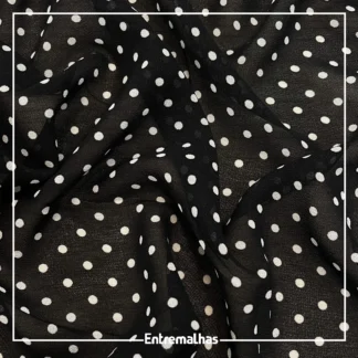 Tecido Crepe Chiffon Estampado Ref.:722201