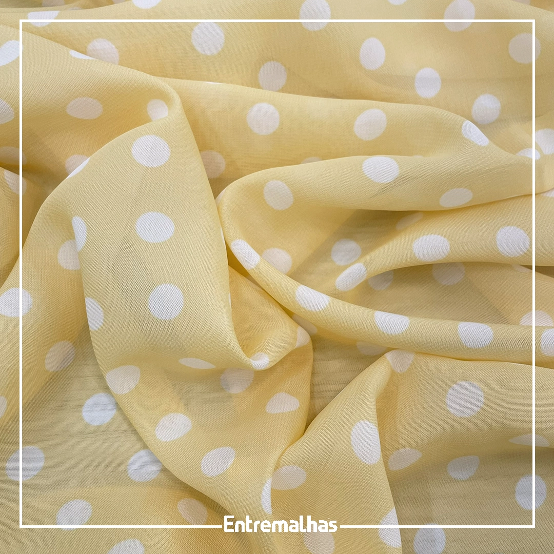 Tecido Crepe Chiffon Estampado Ref.:722201