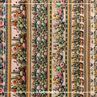 Tecido Tricoline Estampa Digital Ref.:858250