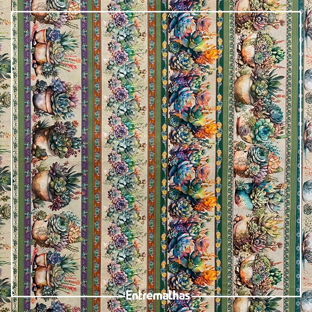 Tecido Tricoline Estampa Digital Ref.:858250