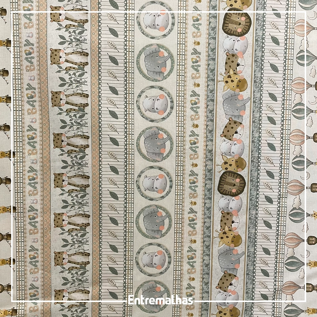 Tecido Tricoline Estampa Digital Ref.:858250