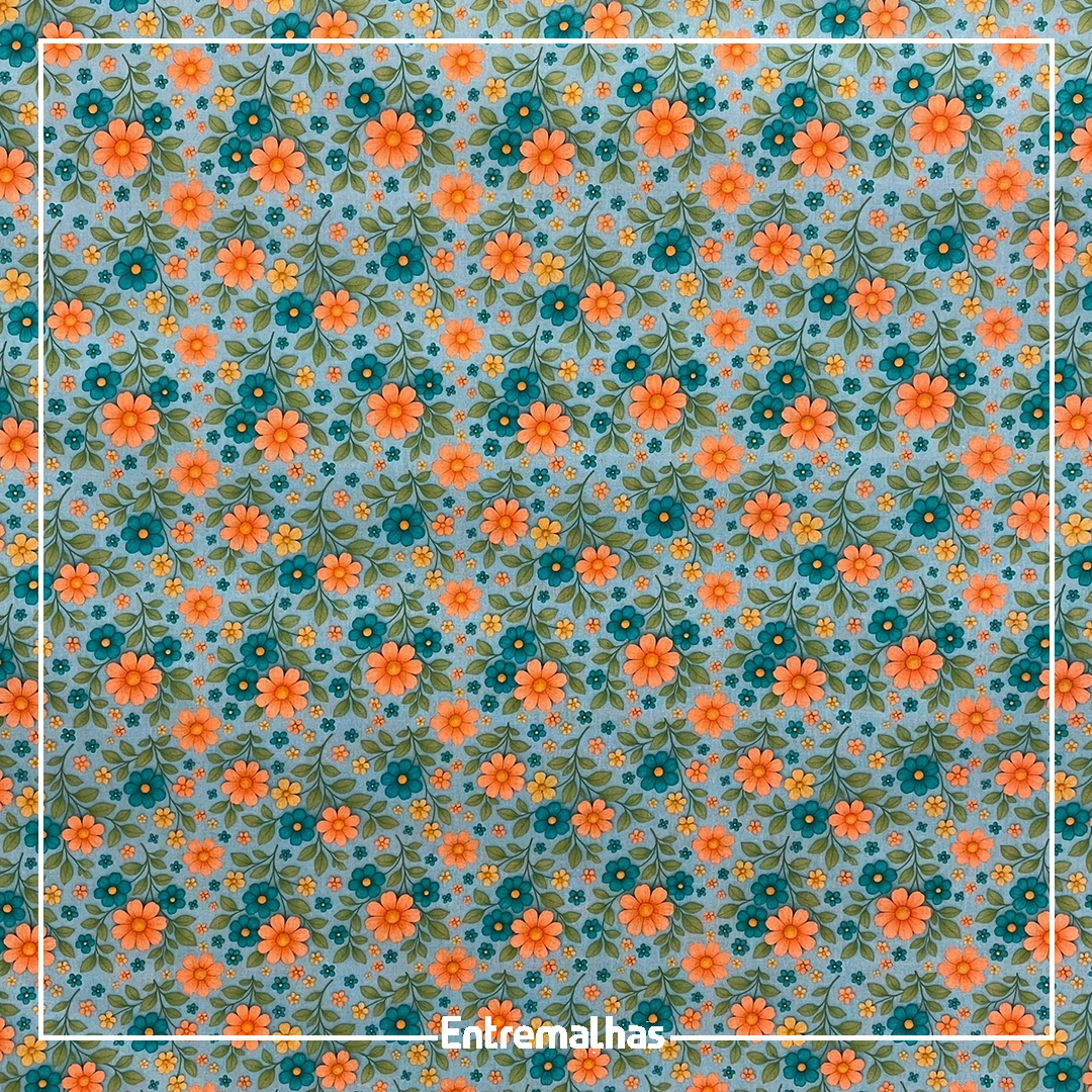 Tecido Tricoline Estampa Digital Ref.:858250