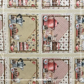 Tecido Tricoline Estampa Digital Ref.:858250