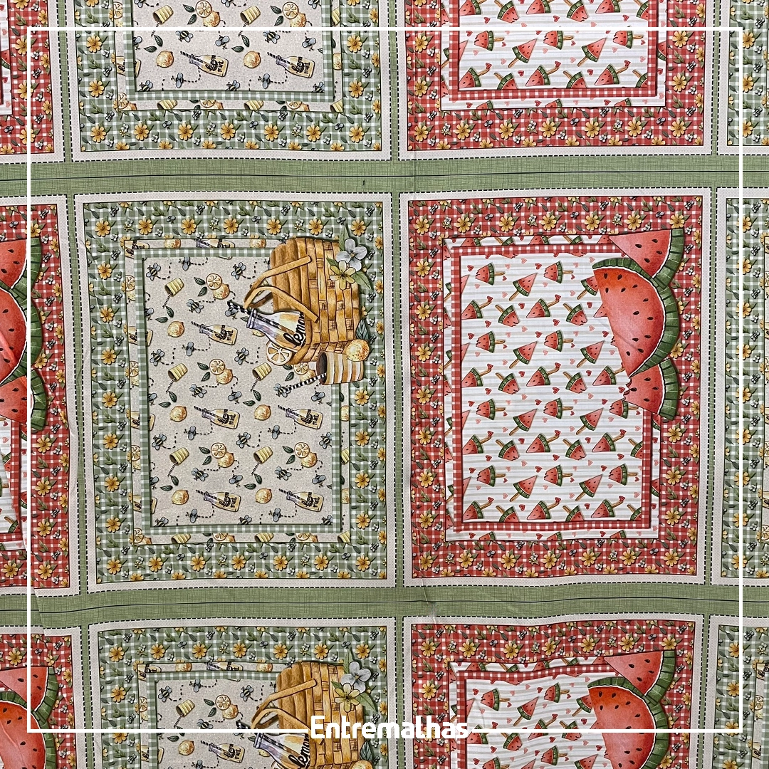 Tecido Tricoline Estampa Digital Ref.:858250