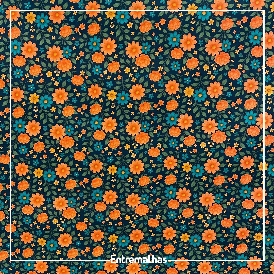 Tecido Tricoline Estampa Digital Ref.:858250