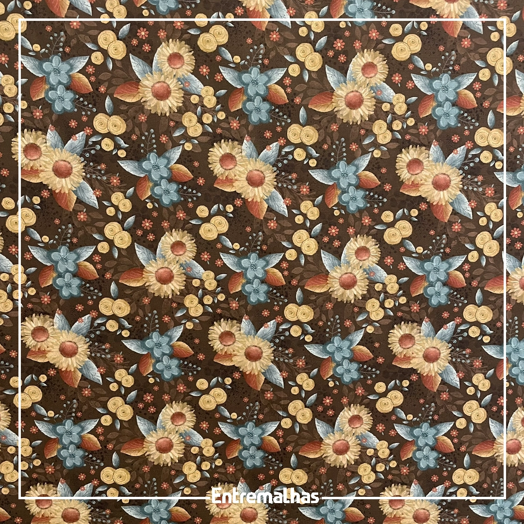 Tecido Tricoline Estampa Digital Ref.:858252