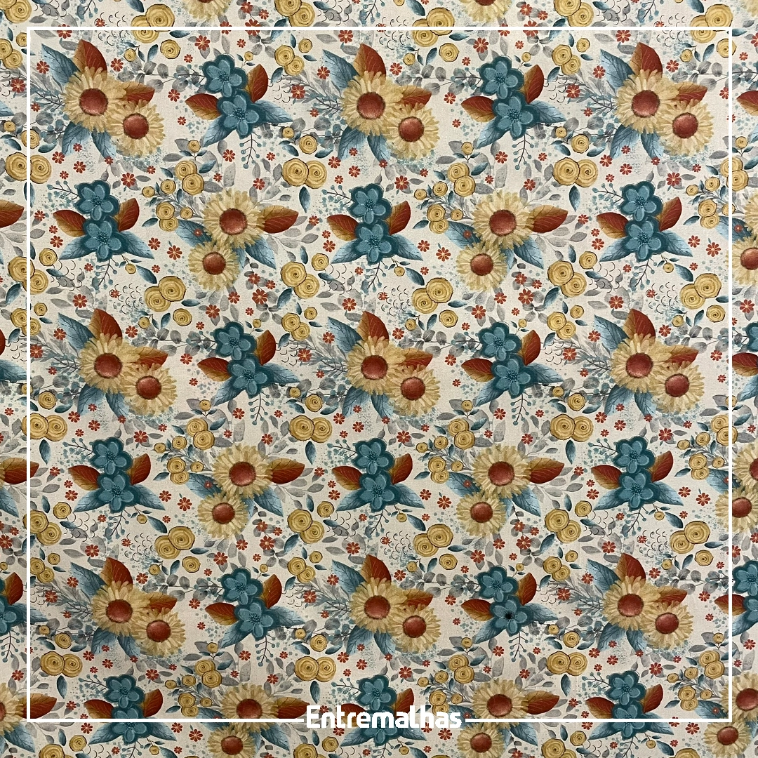 Tecido Tricoline Estampa Digital Ref.:858252