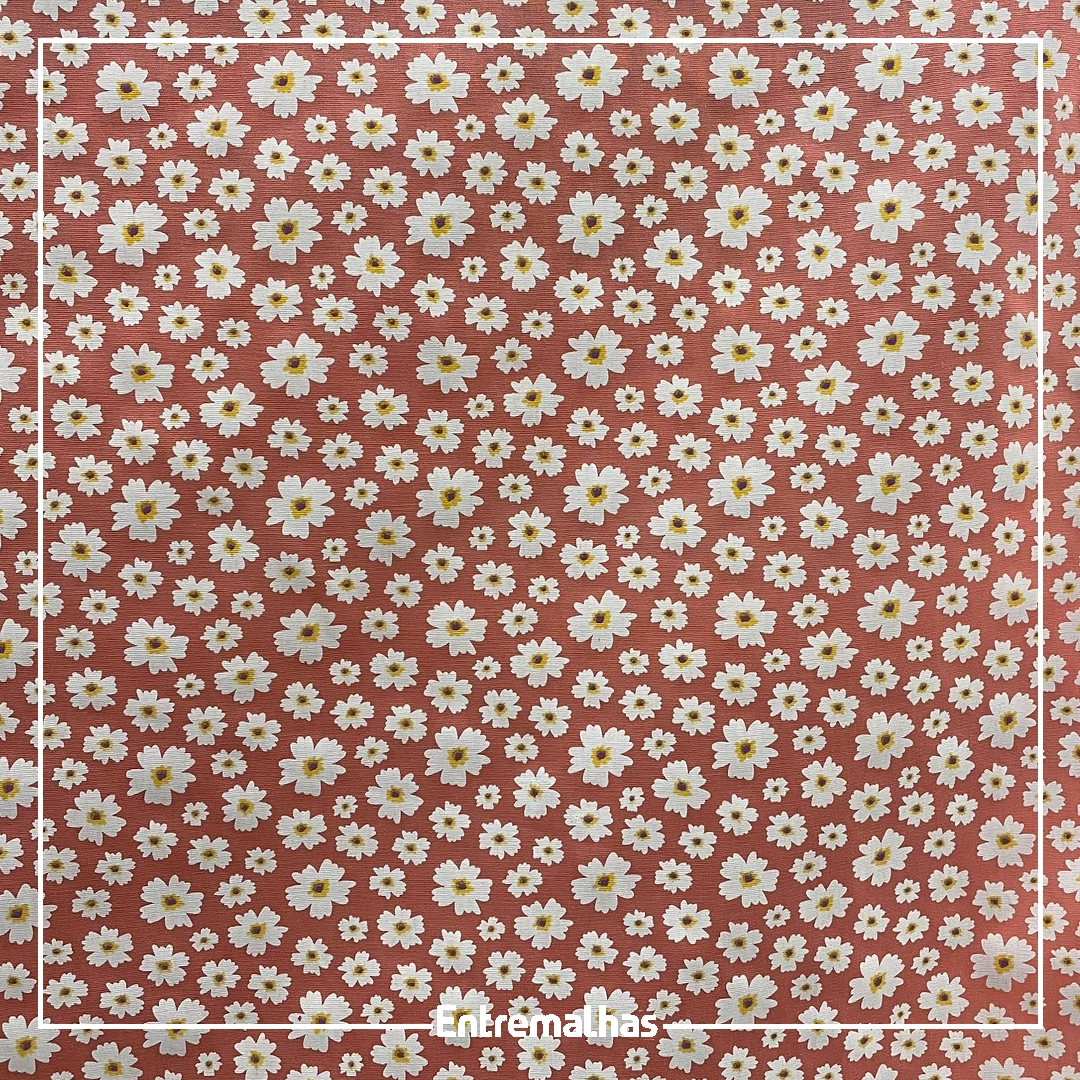 Tecido Tricoline Estampado Ref.:858324