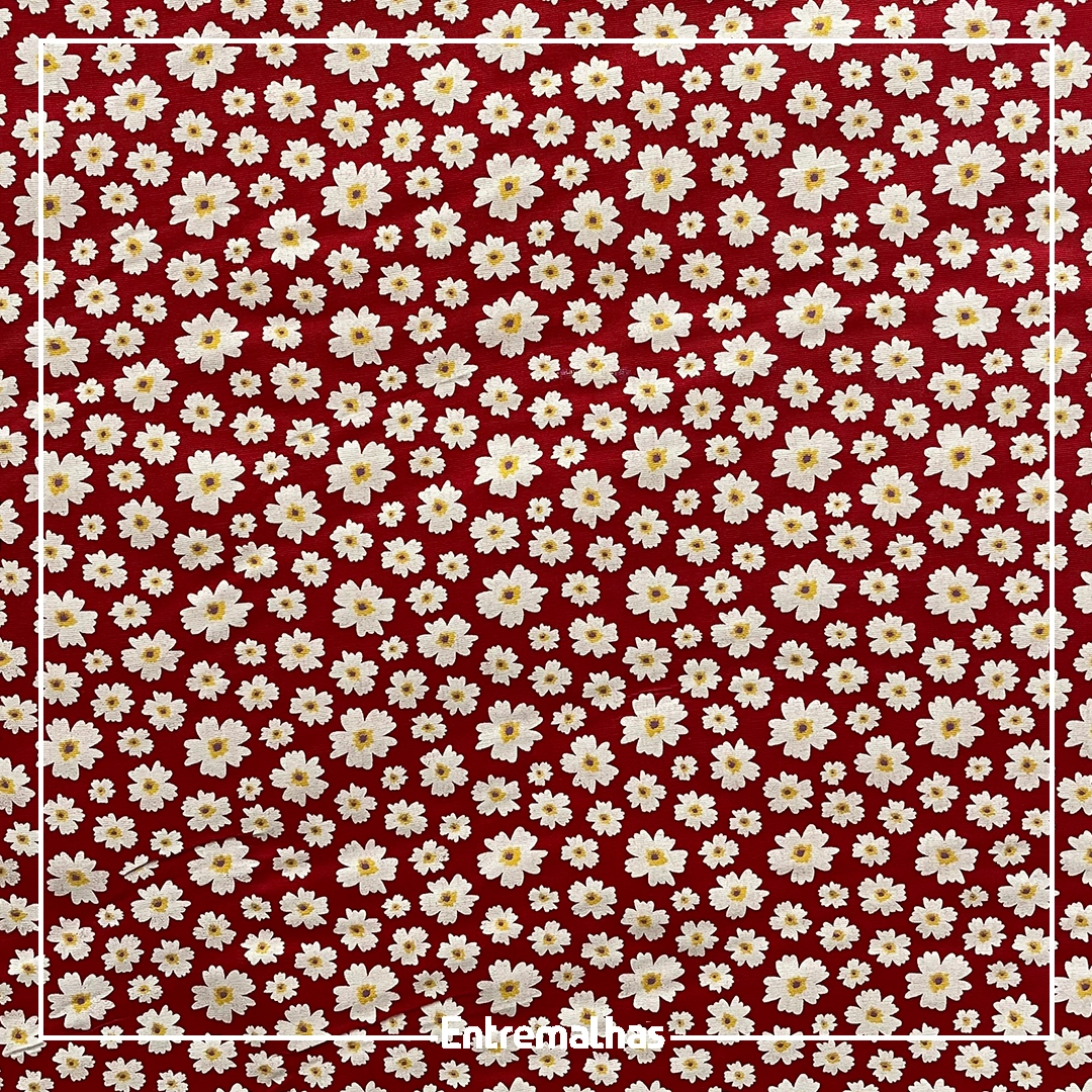 Tecido Tricoline Estampado Ref.:858324