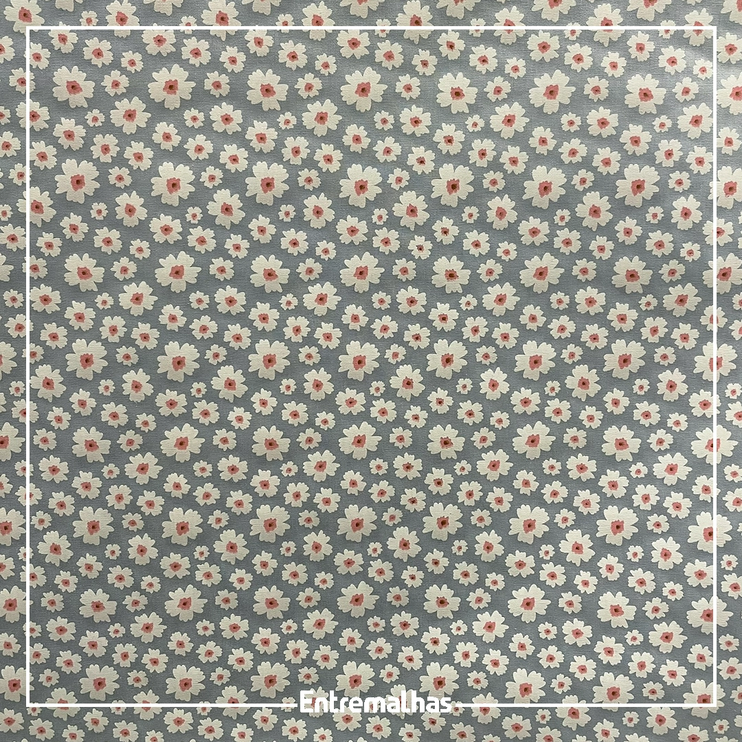 Tecido Tricoline Estampado Ref.:858324