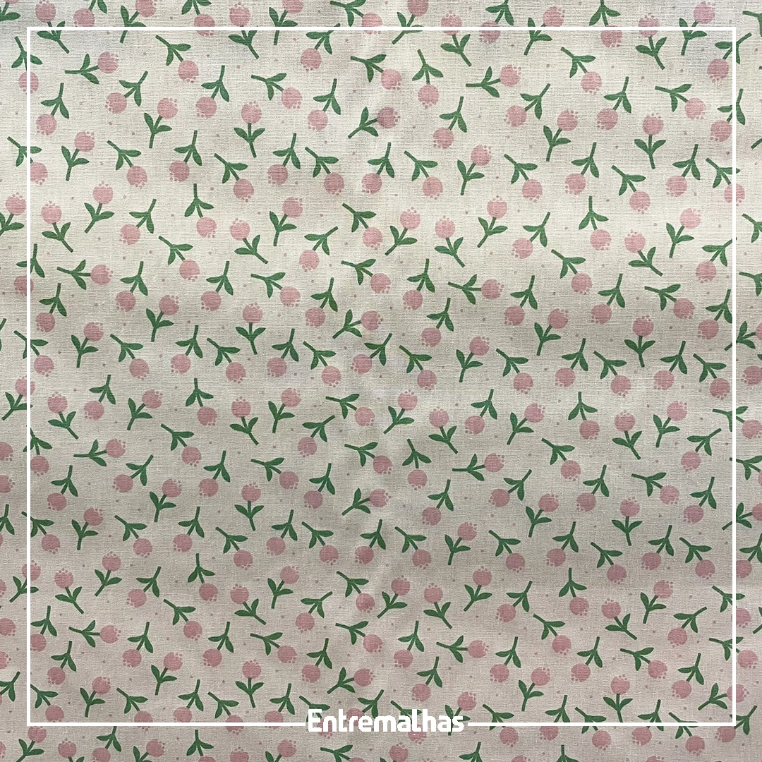 Tecido Tricoline Estampado Ref.:858324