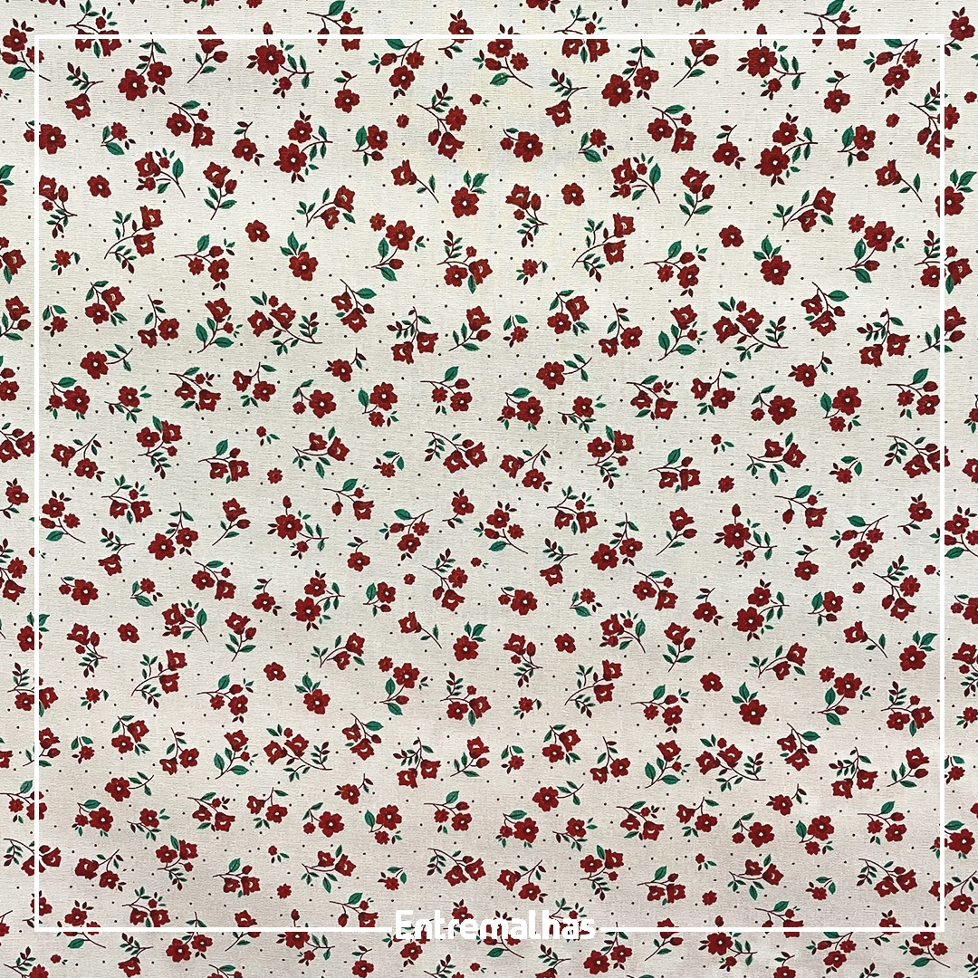 Tecido Tricoline Estampado Ref.:858324