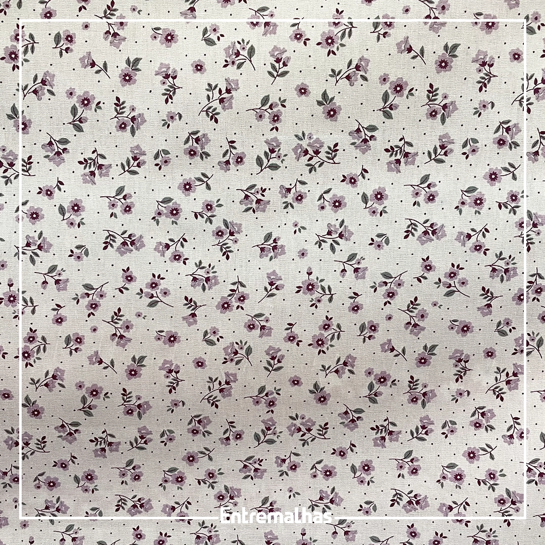 Tecido Tricoline Estampado Ref.:858324