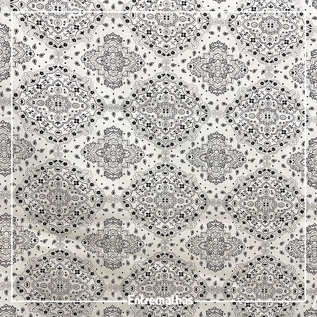 Tecido Tricoline Estampado Ref.:858324