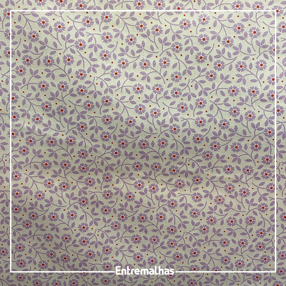 Tecido Tricoline Estampado Ref.:858324