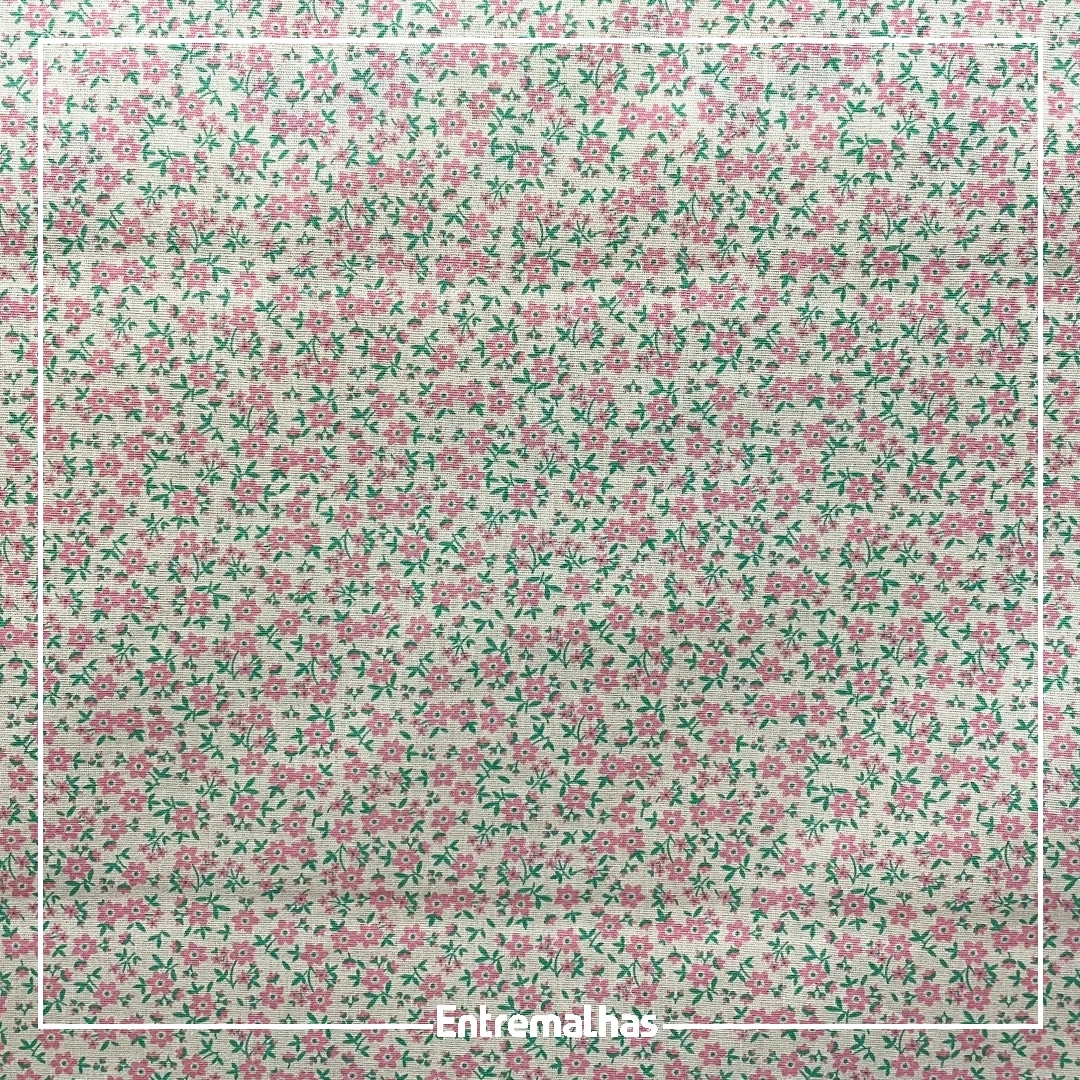 Tecido Tricoline Estampado Ref.:858324
