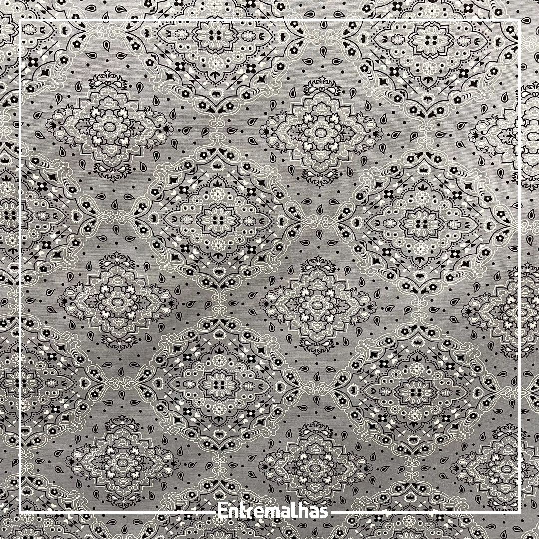 Tecido Tricoline Estampado Ref.:858324