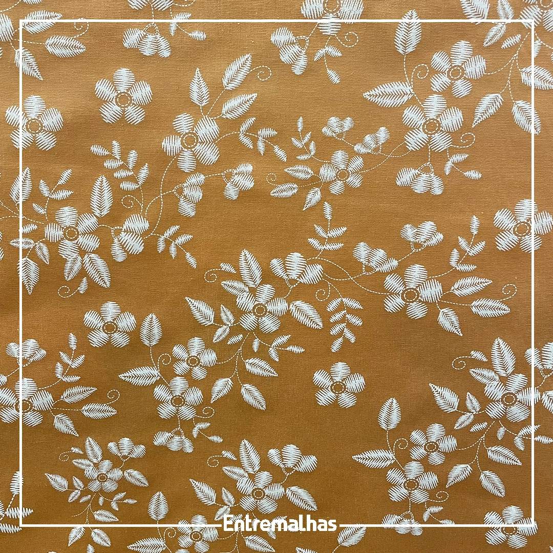 Tecido Tricoline Estampado Ref.:858324