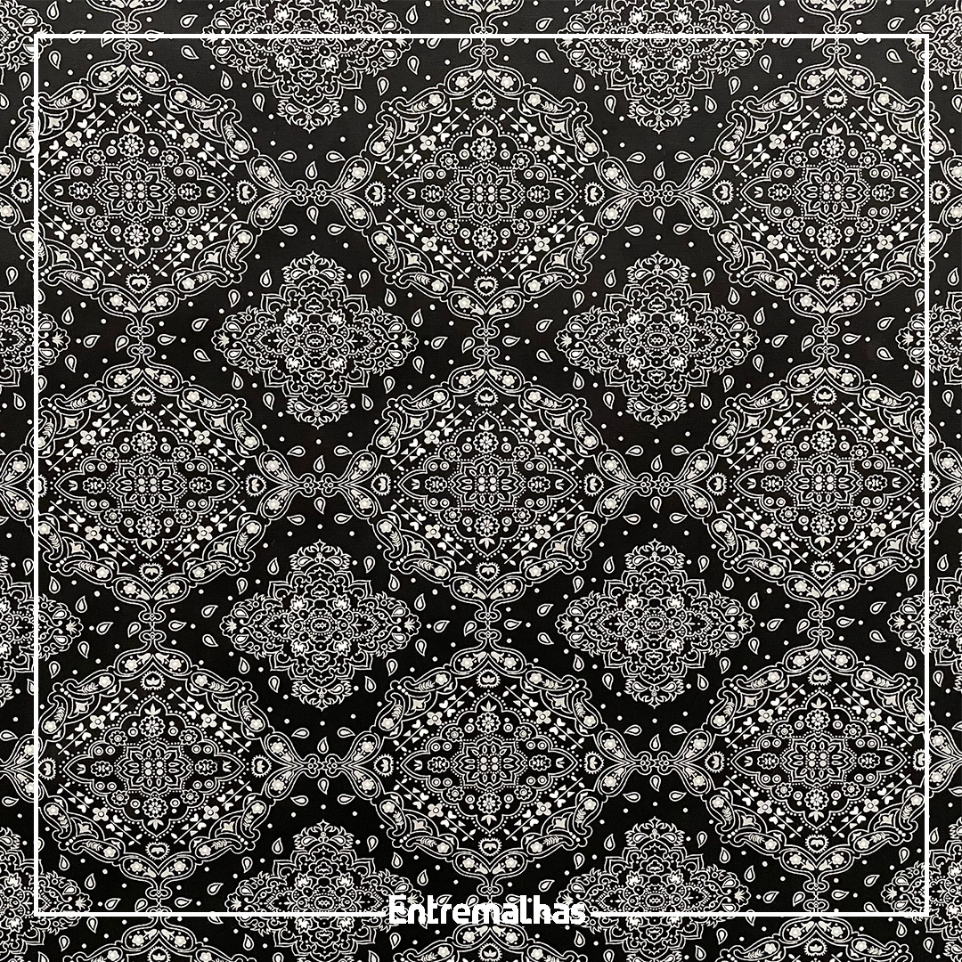 Tecido Tricoline Estampado Ref.:858324