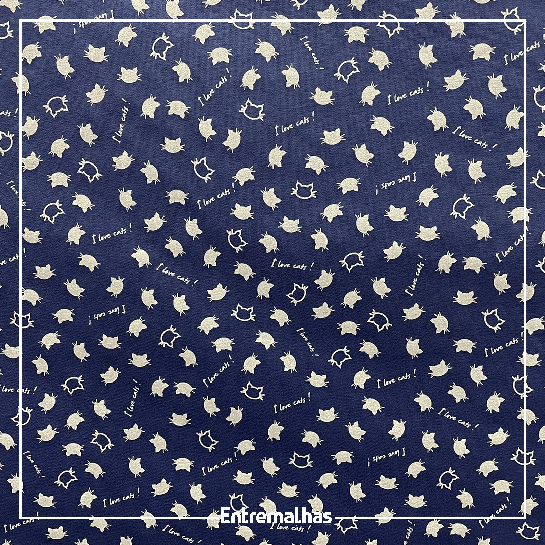 Tecido Tricoline Estampado Ref.:858324