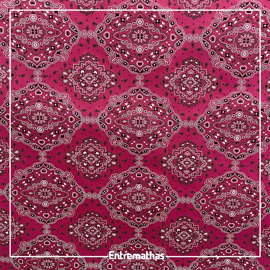 Tecido Tricoline Estampado Ref.:858324