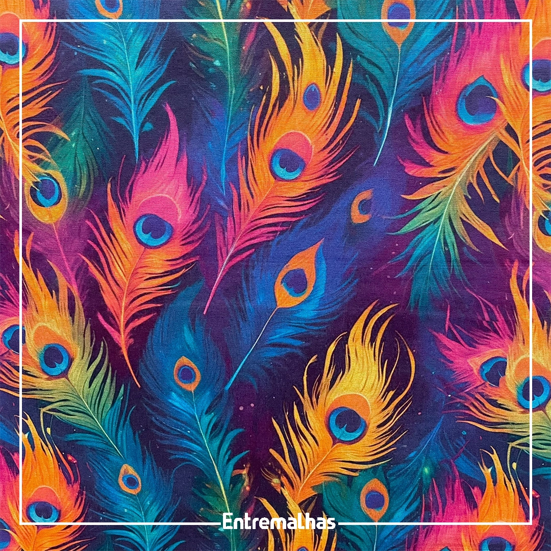 Tecido Tricoline Estampado Ref.:858324