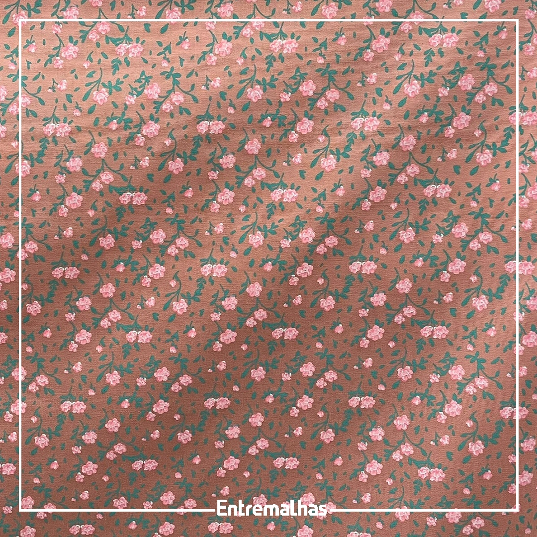 Tecido Tricoline Estampado Ref.:858324