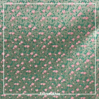 Tecido Tricoline Estampado Ref.:858324