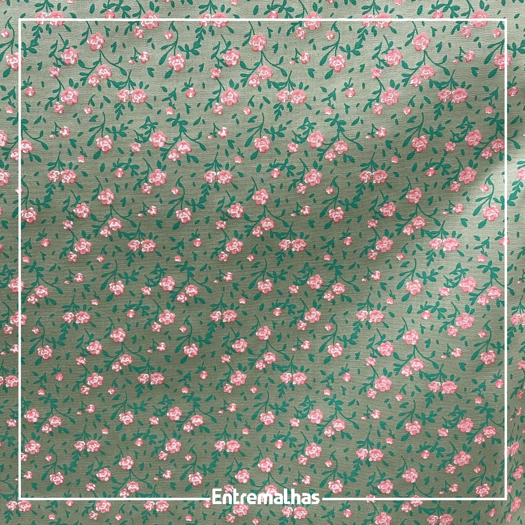 Tecido Tricoline Estampado Ref.:858324