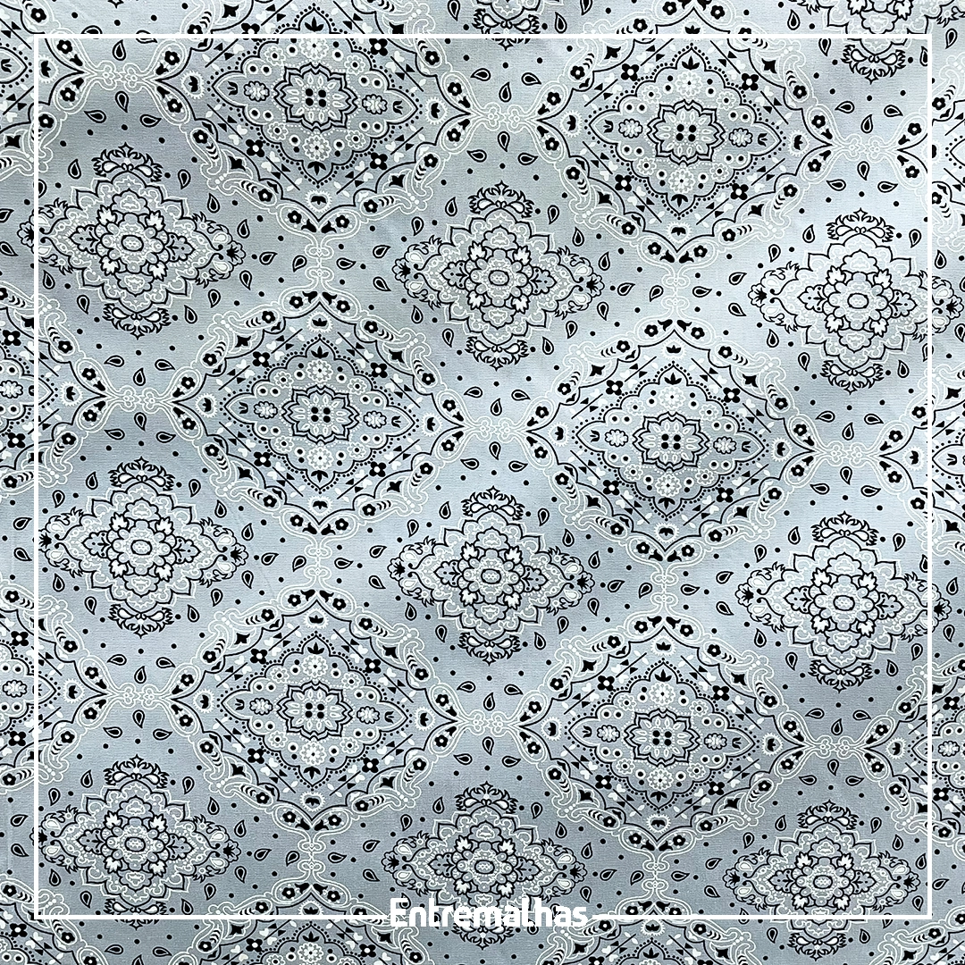 Tecido Tricoline Estampado Ref.:858324