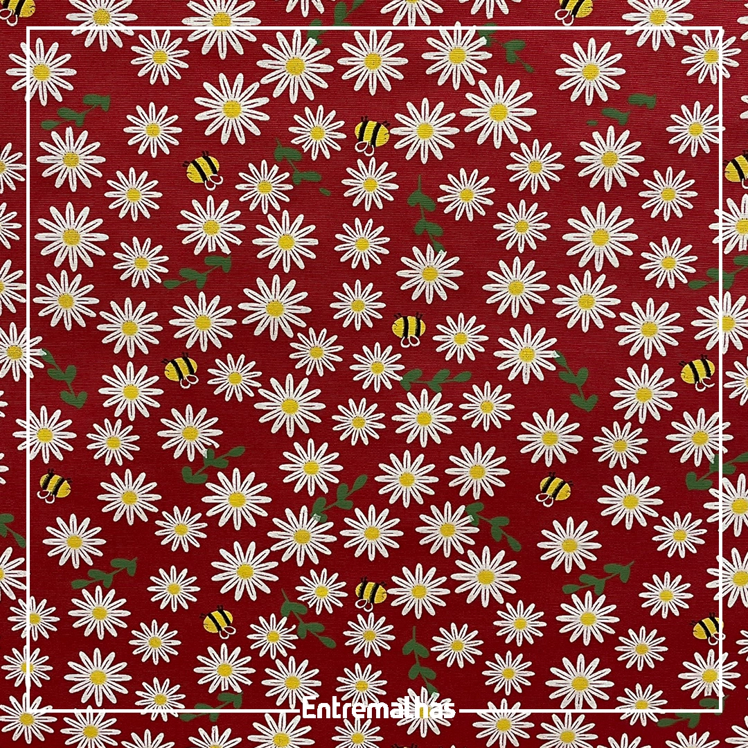 Tecido Tricoline Estampado Ref.:858324