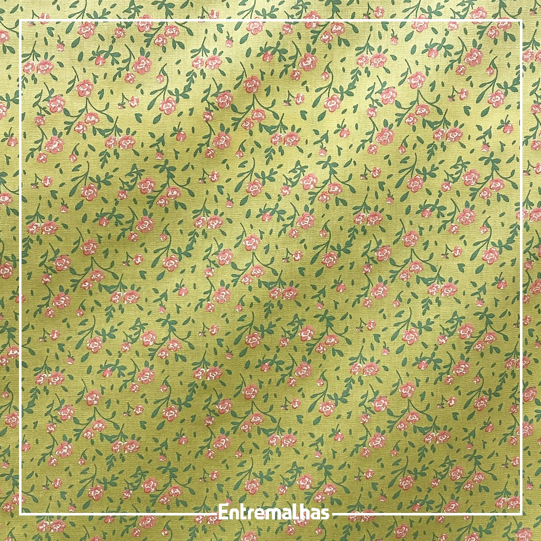 Tecido Tricoline Estampado Ref.:858324