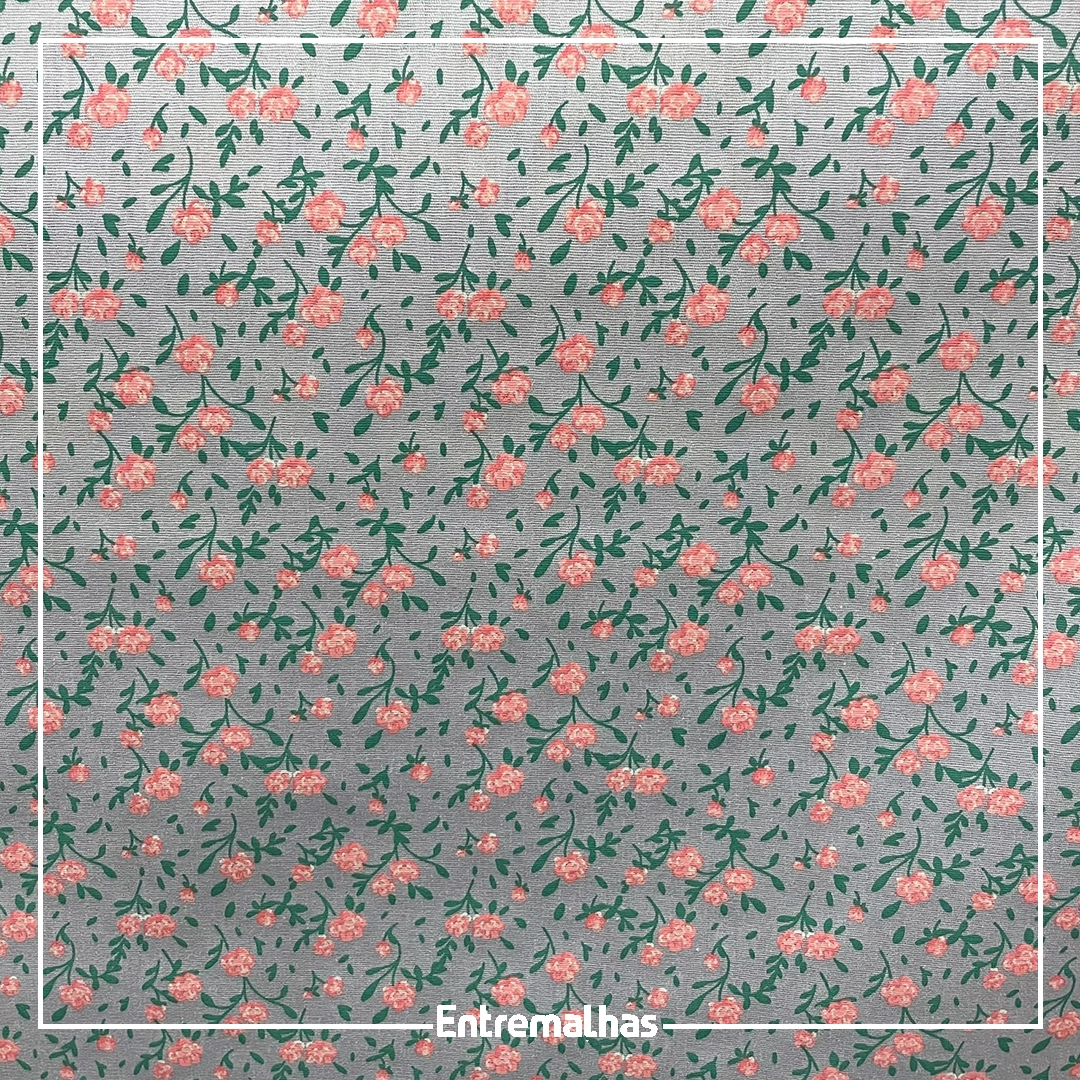 Tecido Tricoline Estampado Ref.:858324