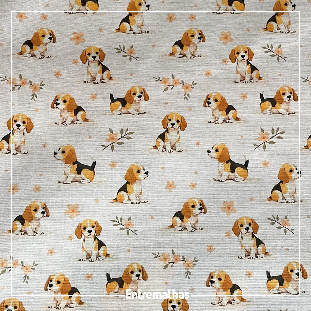 Tecido Tricoline Estampado Ref.:858324