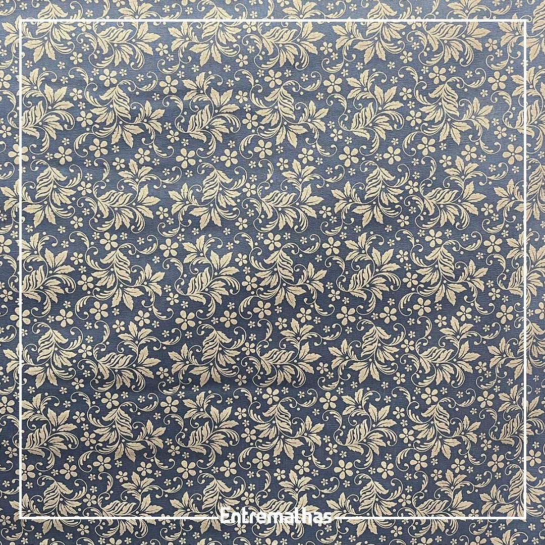 Tecido Tricoline Estampado Ref.:858324