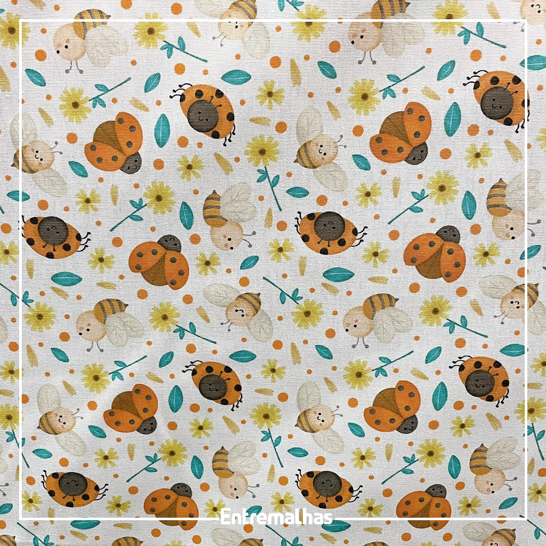 Tecido Tricoline Estampado Ref.:858324