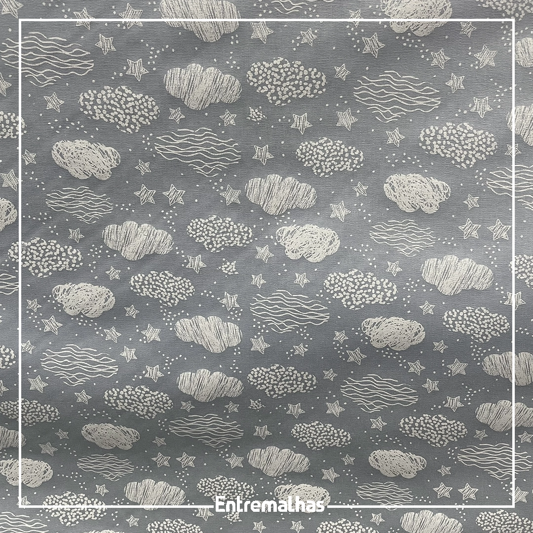 Tecido Tricoline Estampado Ref.:858324