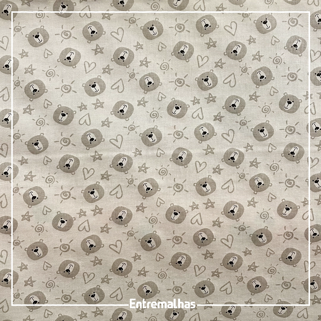 Tecido Tricoline Estampado Ref.:858324