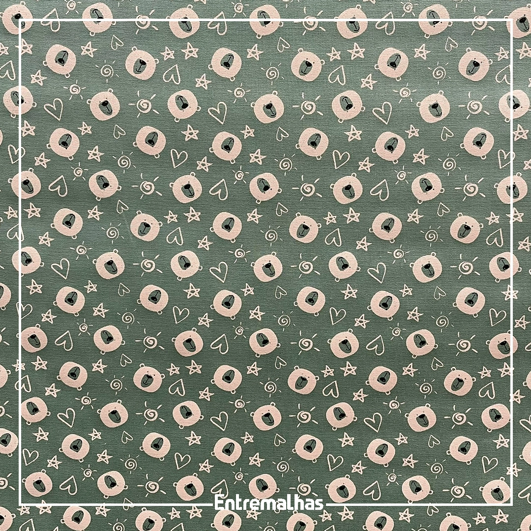 Tecido Tricoline Estampado Ref.:858324