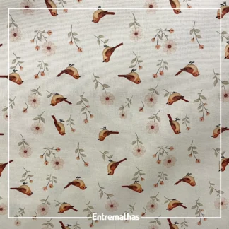 Tecido Tricoline Estampado Ref.:858324