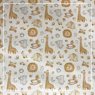 Tecido Tricoline Estampado Ref.:858324