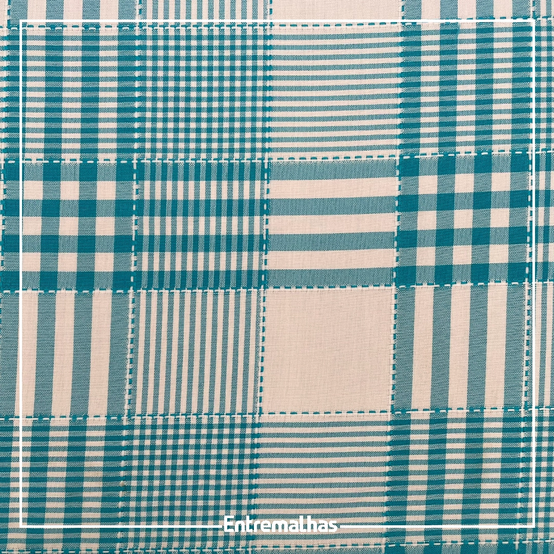 Tecido Oxford Xadrez - Azul Ref.:859030