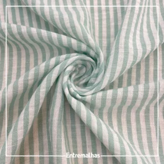 Tecido Haiti Listrado - Verde Ref.:859847