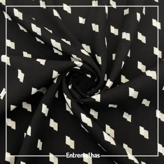 Tecido Viscose Slub Estampado Ref.:859856