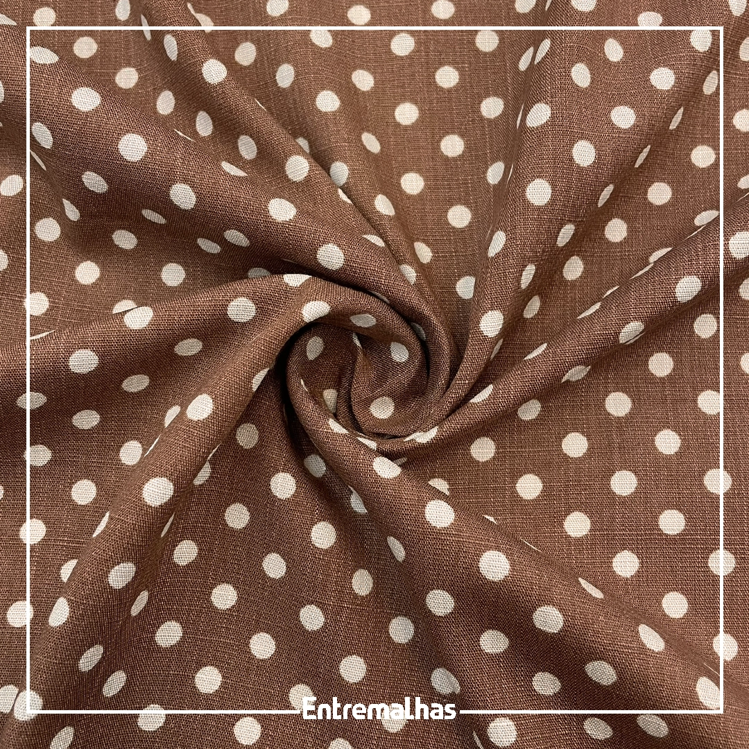 Tecido Viscose Slub Estampado Ref.:859856