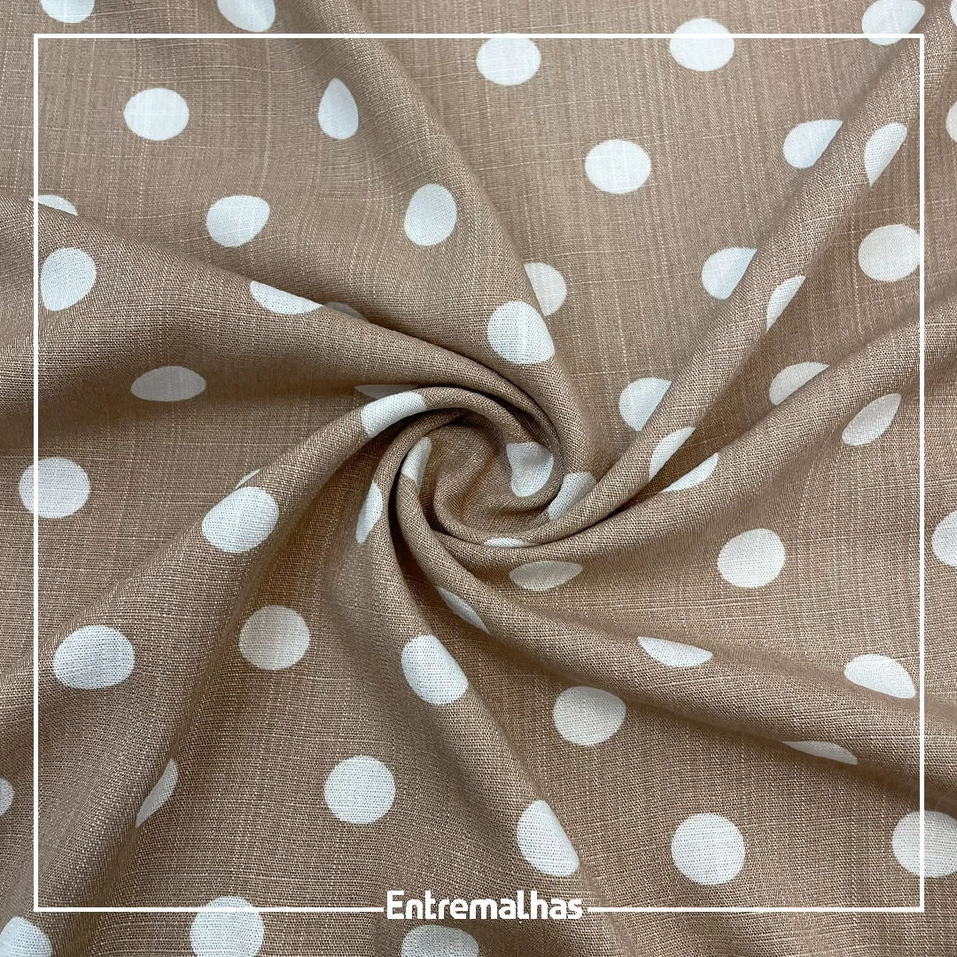 Tecido Viscose Slub Estampado Ref.:859856