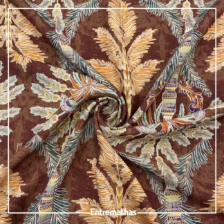 Tecido Viscose Slub Estampado Ref.:859856
