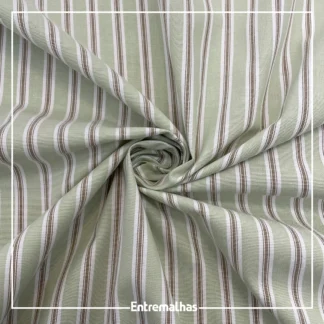 Tecido Poplin Spandex - Verde Ref.:859956